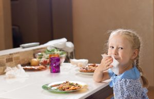 Kid dining etiquette