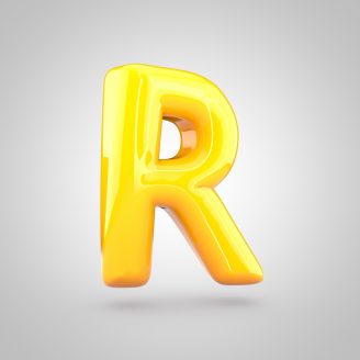 The letter R